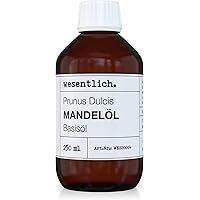 Mandelöl 250ml - 100% reines Basisöl von wesentlich. - natürliche Pflege für Haut und Haar