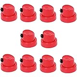 tradoro 10x Sprühkopf Breitstrahl Flächensprühkopf Fat Cap für Lack Spraydosen