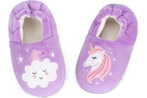 MK MATT KEELY Pantofole Inverno Ragazzi Ragazze Caldo Peluche Antiscivolo Pantofola a Casa per Bambini