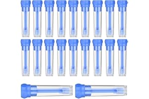 OUDQFCJ Pack of 20 Chair Sample Tubes, Faecal Sample Tubes Dog and Cat, Chair Tube with Spoon, Examination Tube for Pets for Testing (5 ml)