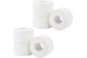 RAYKCE 6 Pcs Sport Tape, Bandage Sportif Autocollant, Bandage Medical Extra Fort AgréAble Pour La Peau Bande Bandage Boxe, Strapping AdhéSif ÉLastiques Et ImperméAbles Sportif DéChirable Pour Tous Les Sports