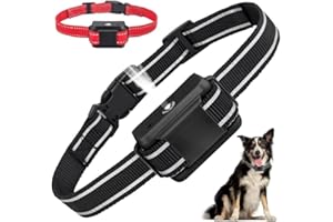 QUEENMEW Collare Antiabbaio, Riconoscimento Automatico del Abbaio Cani, Collare Antiabbaio Citronella Spray, Innocuo e Sicurezza Collare Addestramento Cani, Collare Anti Abbaio Ricaricabile Impermeabile