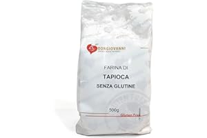GIAEYHM Bongiovanni Bontà Naturali Farina (amido) di Tapioca 350 g senza glutine