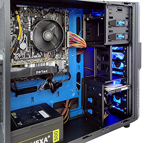 Next HS MX Spike 08 Desktop PC, Prozessor Intel Core i5 – 7400, 3 GHz, 256 GB SSD, 8 GB-Ram, Grafikkarte Geforce GTX 1050ti, 4 GB - 4