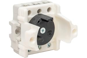 Geba Switch Insert J-2T/1 Double-sided Momentary for Key Switch 1-pole Art. No. 600.1301.00. Reversible push-button suitable for the series"J","JR","S" of the brand geba, white/black.