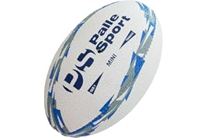 Palle Sport - Mini Rugby Ball - Size 1.0 (18cm) - Great Fun Gift - Air Filled Rubber Ball