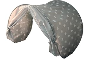 KNORRTOYS.COM 55180 Grey White Stars Tente de lit Gris/Blanc