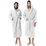 Jenny Sesal Accappatoio UNISEX Spugna Puro Cotone 100%, Ideale per CASA, SPA, SAUNA, PALESTRA. Morbido, confortevole e con al