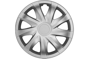 NRM Enjoliveurs Universels Draco Argent 15", Set 4 pièces