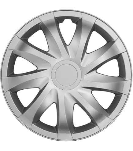NRM STIG zilveren wieldoppen 13 inch set van 4 NRM STIG zilveren wieldoppen 13 inch set van 4