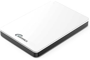 Sonnics 1TB USB 3.1 Type C Externes Portable Durs Disques pour Fenêtres PC, Mac, Smart TV, Xbox One/Série X & PS4 /PS5, Blanc