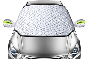 MYETASSER Ultra-Dick Scheibenabdeckung Auto Windschutzscheiben Sonnenschutz Auto Frontscheibe, Abdeckung Sonnenblende Wintergegen Schnee EIS Frost Sonne UV Staub Wasserbeständig