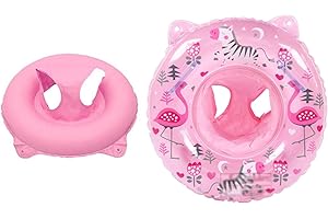 XQMMGO Baby Swimming Ring Float, Swimming Pool Bathing Accessories for Children, Toddlers and Infants, Inflatable Swimming Ring with Seat for Babies Aged 6-36 Months