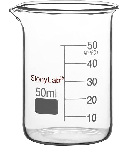 Béchers Verre Borosilicate PATIKIL | Lot De 3x5ml Gradués - Pour Labo Et Cuisine