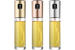 ATB-GIFT 100ML Vidrio Botella de Spray de Combustible, Spray Aceite Cocina, Botella De Spray De Aceite De Oliva para cocinar/Ensalada/Hornear Pan/BBQ/Cocina(3 Piezas)