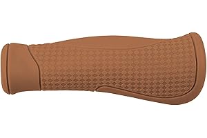 M-Wave Cloud Base 2 - GAH-Alberts - Mango para Bicicleta (130 mm, ergonómico, Buen Agarre, Color marrón) Unisex Adulto