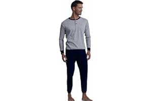 Il Granchio Pigiama Uomo Invernale - Pigiama Uomo Caldo Cotone - Pigiama Uomo Invernale