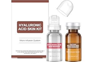 SHOPPGO Microneedling Viso, Microneedling Infusion System Set, Beauty Micro Infusion System, Migliora le linee Sottili e le Rughe del Viso, Adatto a Tutti i Tipi di Pelle, 2 * 10ML