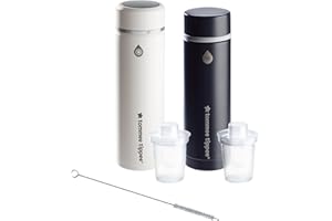 Tommee Tippee PrepGo Formula Feed Maker Set, Portable Hot and Cool Flasks with LED Digital Temperature Display, Travel Friendly Bottle Preparation in 2 Minutes