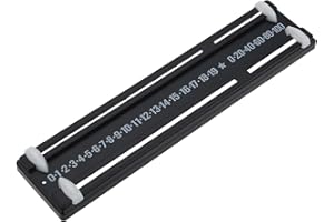 SG Store Black Snooker Scoreboard Plastic Game Scoreboard 255 x 59 mm Billiards Scoreboard Wall Mounted for Kids Snooker Tables Score