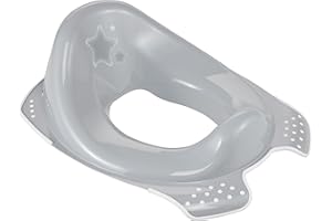 keeeper Stars Kinder-Toilettensitz, Ab ca. 18 Monate bis ca. 4 Jahre, Anti-Rutsch-Funktion, Ewa, Grau, Frozen