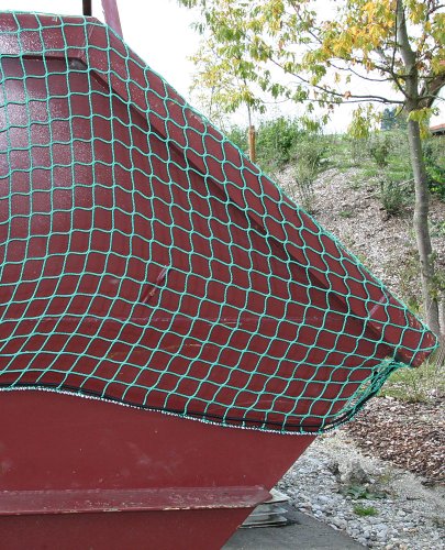 Kerbl 37253 Abdecknetz 45 mm Maschenweite / 3 mm Materialstärke, 2.5 x 6.5 m - 2
