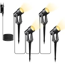 HIBOITEC 12W Gartenbeleuchtung Set – 8 Strahler, 100W Transformator, Fotozelle & Timer, IP65, 2700K Warmweiß