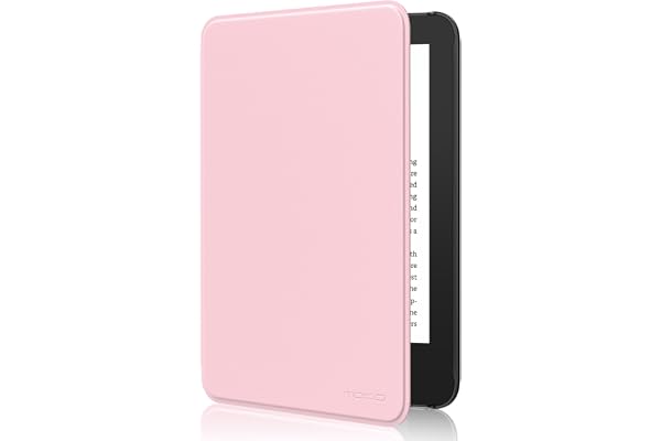 MoKo Case for 6" Amazon Kindle Basic 11th Gen 2024/2022, Pink | Lightweight Shell Cover, Auto Wake/Sleep, Slim, Waterproof, for Amazon Kindle Basic 11th gen