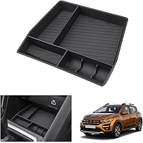Organizer Console Centrale Per Dacia Sandero 3/Stepway/Jogger 2021-2025 - Portaoggetti Per Schermo 8" - Foto 3