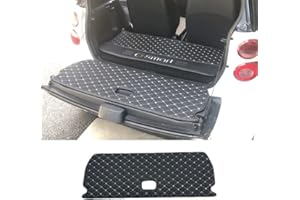 GRFIT Copertura del Bagagliaio in Pelle Impermeabile per Smart Fortwo 451 453 Tappetino per Porta Posteriore Tappetino per Bagagliaio Tappetino per Portellone Posteriore Accessori,451
