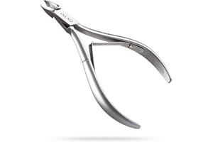 INLAQ® Tronchesina per Cuticole – Pinza in Acciaio Inox per Manicure e Pedicure Punta di Taglio – Cura Unghie Precisa per Cuticole e Pelli Superflue 3 mm