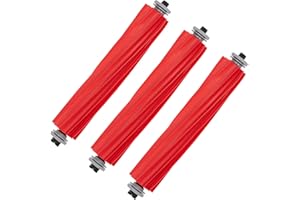 ZOUWEL 3 Stück Hauptbürste Zubehör Kompatibel mit Roborock S7/S7 Maxv/S7 Maxv Ultra/S7 Max Ultra/S7 Pro Ultra/Q Revo Staubsauger, Ersatzteile Saugroboter Zubehör, Trennbare Rubber DuoRoller-Bürste