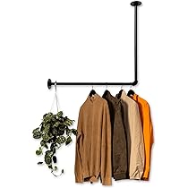Industriële Design Kledingstang Voor Plafond | Breedte 50 Cm X