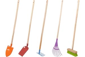 Windhager 93351 Kit d'outils de Jardin pour Enfants 5 pièces, Coloré