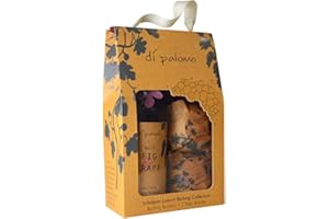 Di Palomo Vegan Wild Fig & Grape Indulgent Luxury Bathing Collection. Bathing Bubbles 300ml & 2 Bath Bombs. Bubble Bath Body Wash & Bath Bomb Bath Set. Vegan Bubble Bath & Shower Gel Gifts for Women.