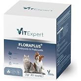 Vitexpert FloraPlus Kedi ve K&ouml;pekler İ&ccedil;in Probiyotik ve Prebiyotik Toz 30 x 2 g Saşe