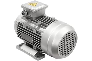 ESTABETER 1.5KW Elektromotor 1405 U/min 380V 50Hz 3-Phasig Motor Drehstrom 19mm Wechselstrommotor Profi Kupfer-Elektromotor IP55 Industriemotor Dreiphasen-Motor