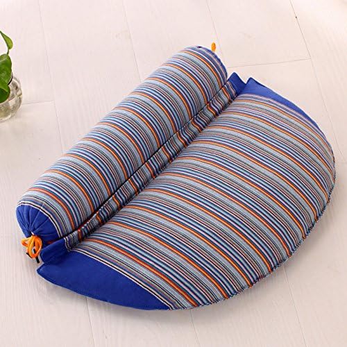 Znzbzt Fall pillows for snoring adult single pillows, Black Half Round Sapphire Blue,