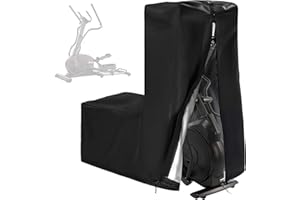 MICBLACO Elliptical Cover, 420D Oxford Fabric, Elliptical Exercise Machine Cover, Treadmill Cover, Exercise Trainer Cover, Waterproof & Dustproof Protective Cover, 71''L x 29''W x 65''H, Black