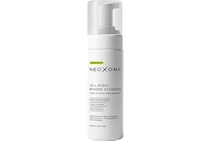 NEOXOMA Cell Reset Mousse Cleanser, Limpiador Facial Efecto Lifting con Bio Exosomas, Bakuchiol y Péptidos, Espuma Limpiadora para Todo Tipo de Piel, Purifica y Rejuvenece