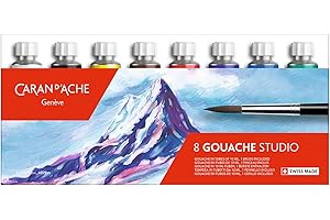 Caran d'Ache Gouache Studio Set 8 Tubes 10ml