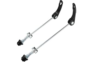 EASYKEENECOM 1 Pair Quick Release Bolts, Bike Quick Release Skewer Front Rear Hub Ultralight Bicycle Quick Release Wheel Nuts Front