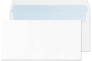 Blake Purely Everyday DL 110 x 220 mm 90 gsm Self Seal Wallet Envelopes (13882/100 PR) White - 100 Count ( Pack of 1)