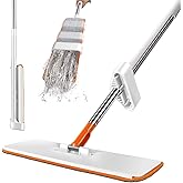 Masayuki Flat Mop for Floor Cleaning Magic Slider Squeeze Mop Microfiber Hands Free Squeeze Mob 360 Bucket Less Pocha Wet and