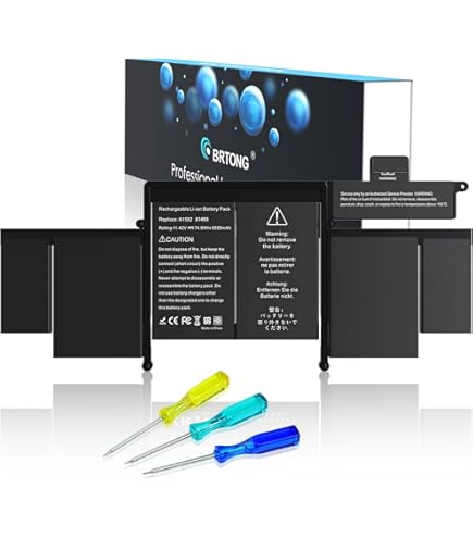 BRTONG Akku Für MacBook Air 13 Zoll (2013-2015) - 74,9Wh Hochleistungsbatterie Mit 1000 Ladezyklen