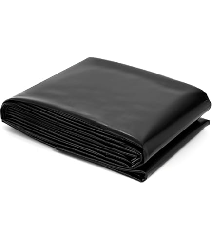 Versterkte HDPE Vijverfolie 6x8m 0,12mm - Duurzame Tuinvijver Bekleding