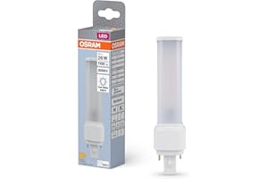 OSRAM Lámpara LED DULUX D 26 para base G24D-3, 9 vatios, 1100 lúmenes, luz blanca fría (4000 K), giratoria, reemplazo de una bombilla convencional de 26 W