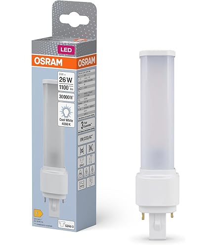 Lampadina DULUX D 26W G24d-3 Luce Calda 830 - Foto 4