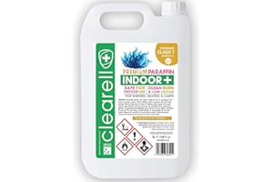 Clearell 5L | Indoor Premium Paraffin | True Blue Clean Burn Class 1 | Ideal for Heaters & Lamps | 5 litres BS2869 C1
