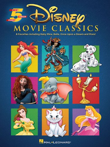 Preisvergleich Produktbild Disney Movie Classics: Songbook für Klavier (Five Finger Piano)